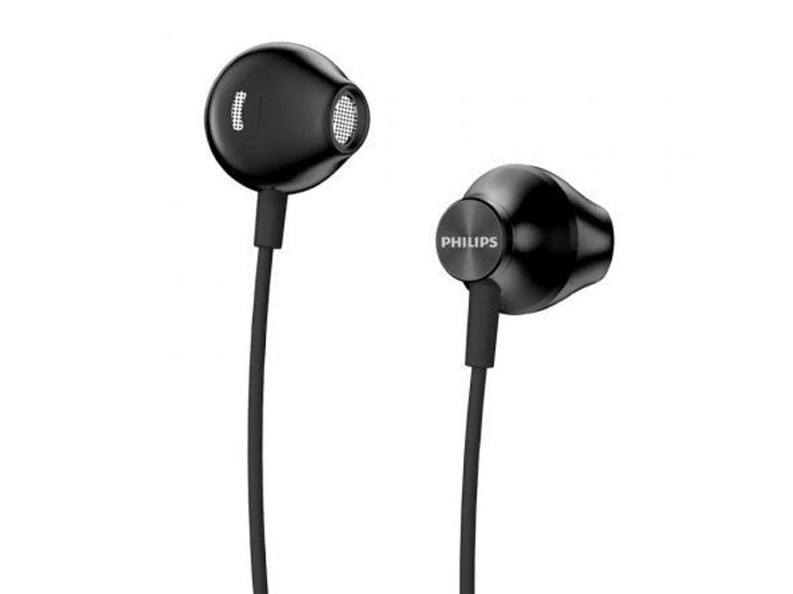 Fones De Ouvido Intra-auriculares Philips Taue100bk/00 Com Graves Aprimorados Em Preto Fones De Ouvido Intra-auriculares Philips Taue100bk/00 Em