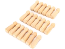 Bonecas de Tornozelo de Madeira Sahgsa, Conjunto de Pintura Criativa, Decoração para Casa, Faça Você Mesmo. SFUSHOS