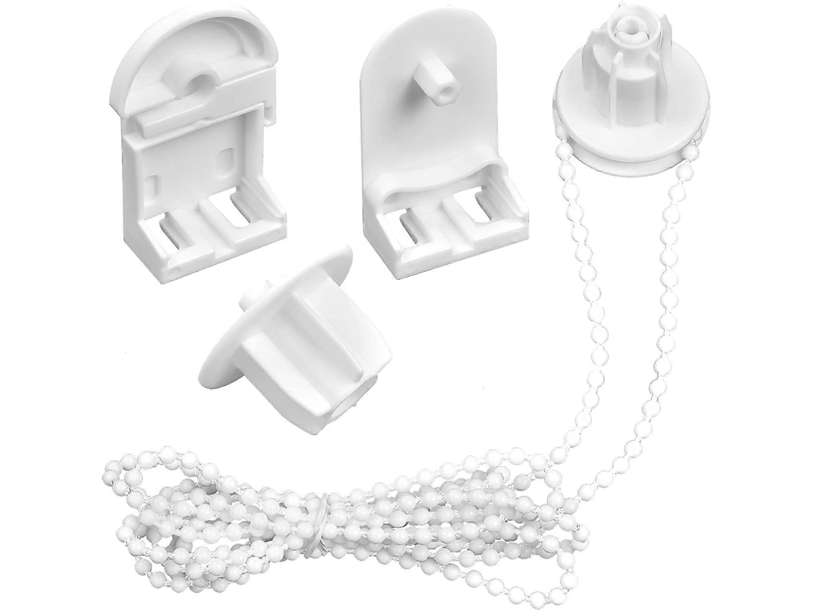 Omni kit de Reparo para Persianas Enrolláveis 25mm, Polia Lateral com Cadeia, Clutch Ajustável e Suporte para Interiores e Exteriores