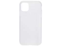 Capa de proteção em silicone para iPhone 11, 6,1 polegadas, transparente, EOOCOO