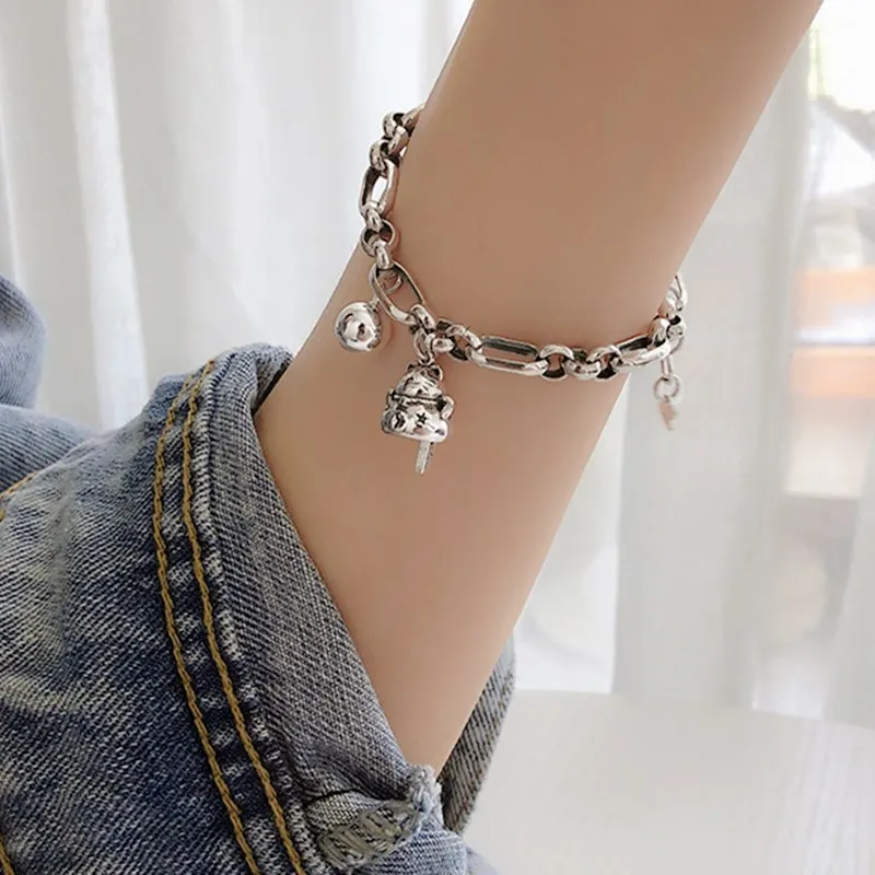 Pulseira Gato Da Sorte, Pulseira Feminina Com Pingente, Pulseira Da Sorte