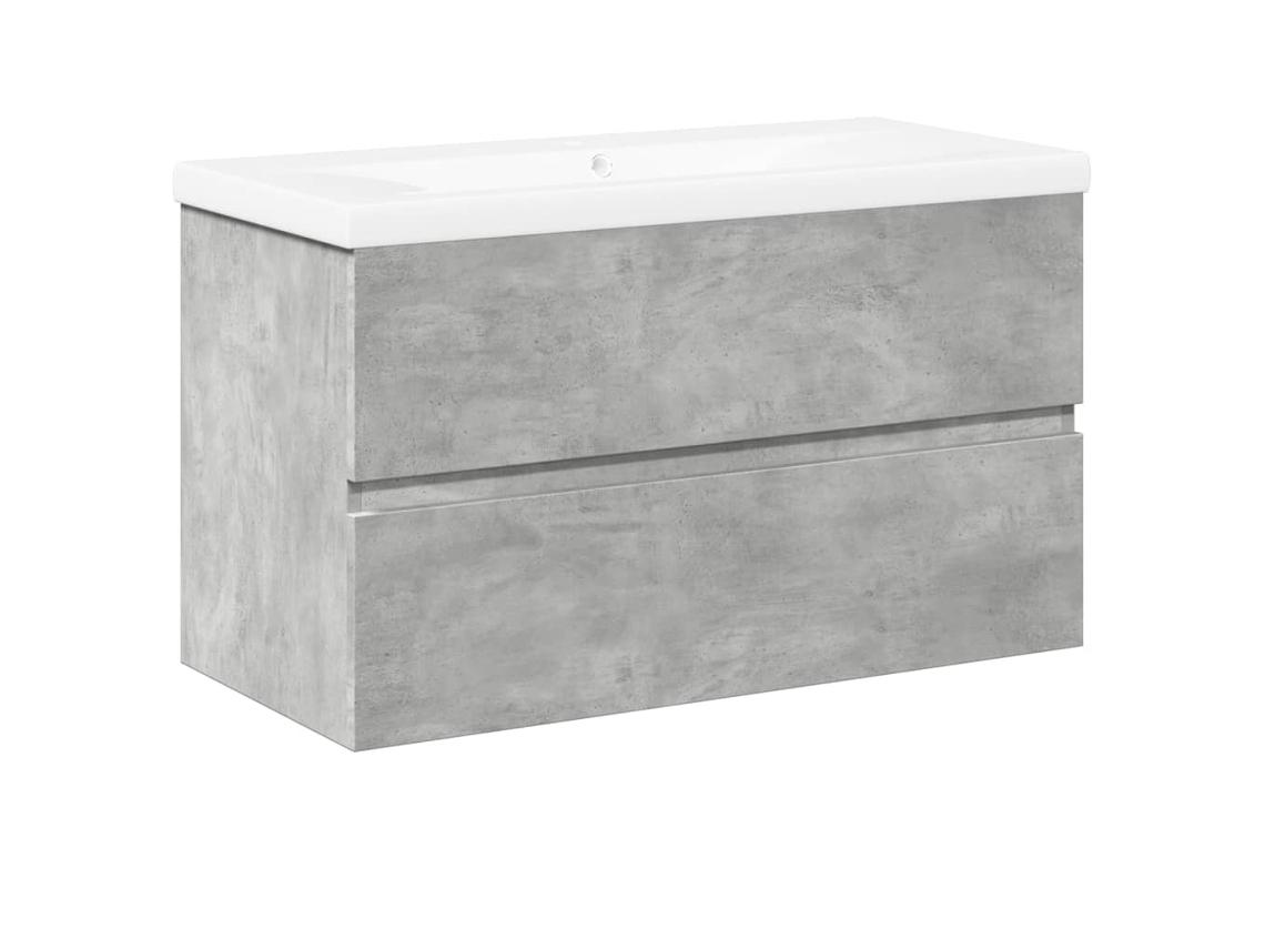 Bathroom Furniture Set, Bathroom Furniture Sets Vidaxl Cinzeto Madeira Processada (80 X 38.5 X 45 Cm)