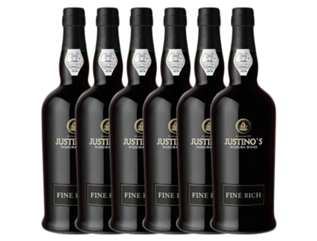Generoso JUSTINO'S MADEIRA Justino's Madeira Rich Medium Negramoll Madeira 3 Anos 0.75 L (6 unidades)