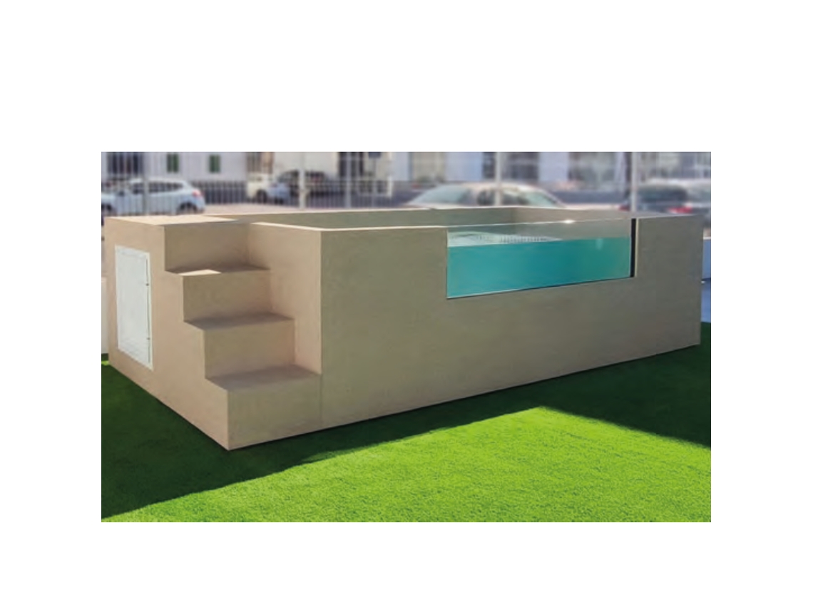 Piscina Elevada COMPACT POOL 230 - 375x220x110