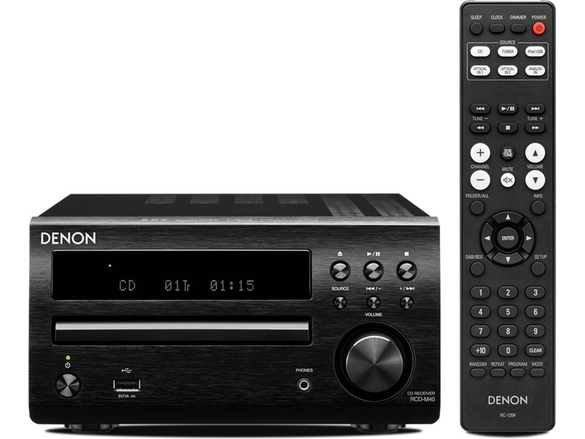 Recetor Stereo DENON RCD-M40 | Worten.pt