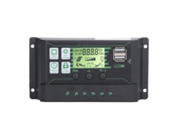 Controlador de Carga Solar PWM 12v 24v 100a com LCD e USB | S/MARCA