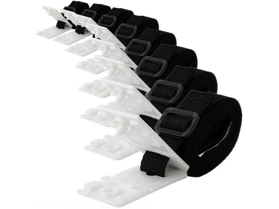 Universal Swimming Pool Cover Roll Fixing Straps Kit Swimming Belt For Outdoor Equipment,8Pcs,Starlight