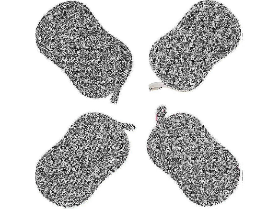 Conjunto 8 Esponjas Louça Antibacterianas Microfibra Reutilizável
