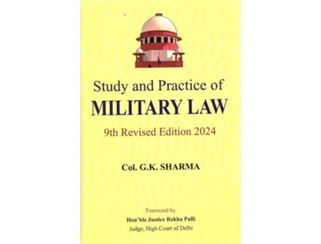 Livro Study and Practice of MILITARY LAW de GK Sharma (Inglês - Capa Dura)