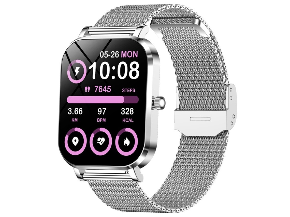 Smartwatch Mk90 1,75 Polegadas Com Bluetooth Para Chamadas (prata)