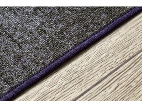 Passadeira Antiderrapante Triângulos A Goma Roxo 133 cm