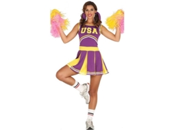 Fato de Mulher DISFRAZZES Cheerleader (Tam: L)