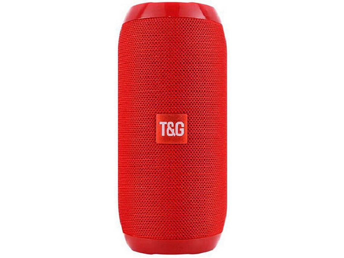 Coluna Bluetooth  Tg117 (vermelho - 10 W - Alcance: Até 10 M)*
