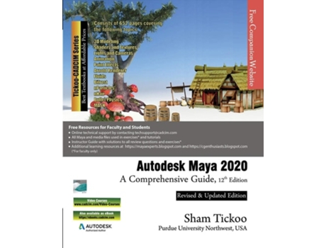 Livro Autodesk Maya 2020 De Prof Sham Tickoo (inglês)
