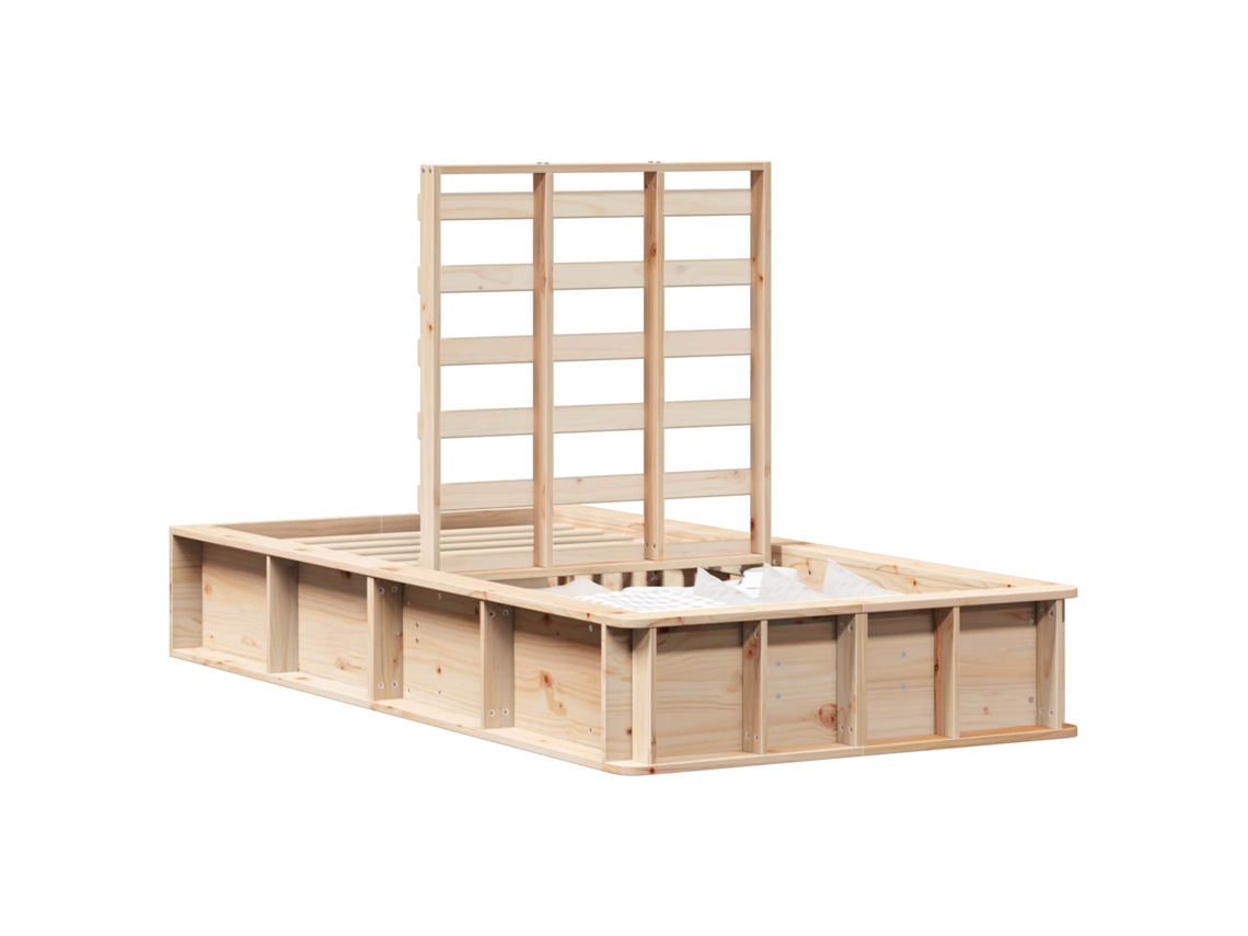 Estrutura da Cama Castanho 90 X 200 Cm MAISON EXCLUSIVE
