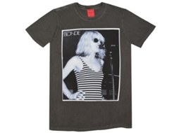 Blondie Striped Singing T-shirt Unisex Adults Size:m