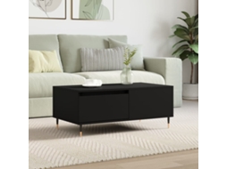Vidaxl Mesa De Centro 90x50x36,5 Cm Derivados De Madeira Preto