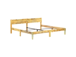 Estrutura de Cama Madeira Recuperada 200x200 Cm MAISON EXCLUSIVE