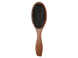 2026 pincel de Barba para Hombres de Color Marrón Oscuro, Diseño Antiestático, Mango de Madera, Tamaño Mini para Afeitado Y Limpieza