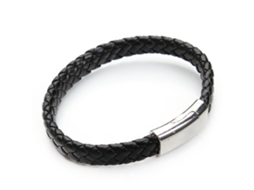 Pulseira De Couro Pu Fecho Magnético Design Fashion