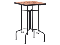 Side Table, Side Tables Vidaxl Marrom Cerâmica (n/a)