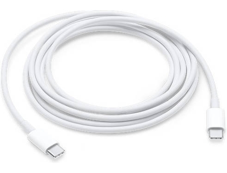 Cabo APPLE MLL82ZM/A (USB-C - USB-C - 2m - Branco) — USB-C - USB-C | 2 m