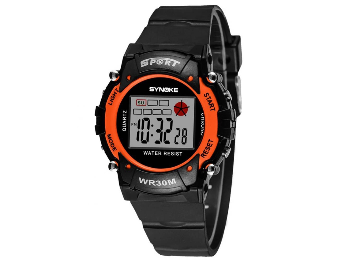Reloj Deportivo Electrónico Para Estudiantes Niños Moda Simple (naranja)