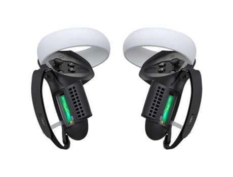 Capas de Proteção com Pega KIWI DESIGN Q1 Pro-2.2 com Protetor de Bateria para Meta Quest 2 Preto