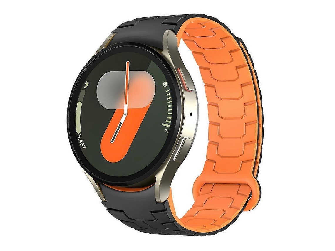 Pulseira Magnética De Silicone Para Samsung Galaxy Watch 7 / 6 / 5