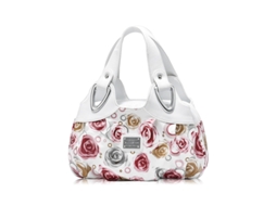Nova Bolsa Estampada de 2026, Bolsa Macia Multicolorida rosa Branca YUNZII