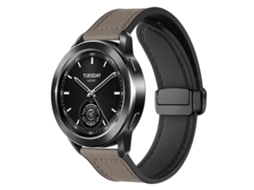 Pulseira De Relógio Xdfind Com Estampa Crazy Horse, Feita De Silicone E Com Fecho Magnético.