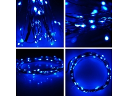 Corda De Luz Led Com 8 Funções E 100 Luzes