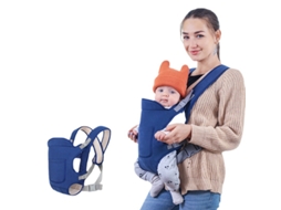 Porta bebês, Adequado para Bebês de 0 a 24 Meses, Cor Azul. ZYBLSSBB
