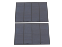 Painéis Solares De Epóxi 2 Unidades: Alta Taxa De Conversão, 18v 1.5w, Placa Mini De Alimentação