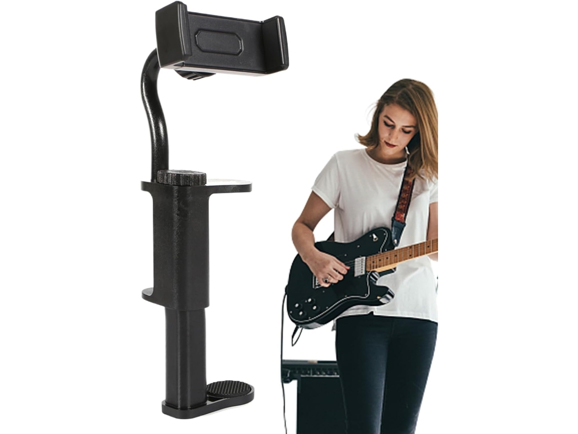 Suporte Para Celular Em Formato De Guitarra