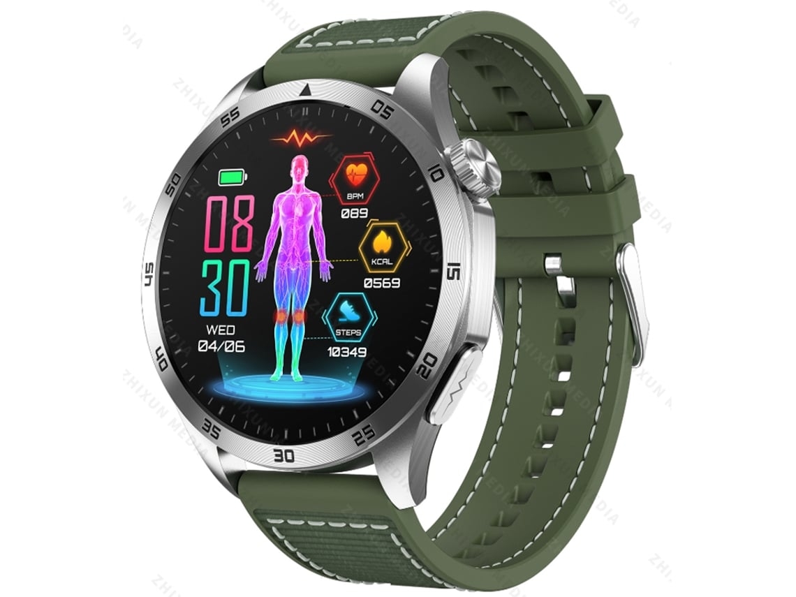 Smartwatch YUNZII com Monitoramento de Açúcar no Sangue, Micro Verificação de Saúde, Detecção de Ácido Úrico, Chamada Bluetooth e Recurso SOS
