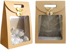 12 Peças De Sacolas Para Presente, Embalagens De Papel Kraft Para Presente, Sacolas Para Presente Com Alças Slowmoose