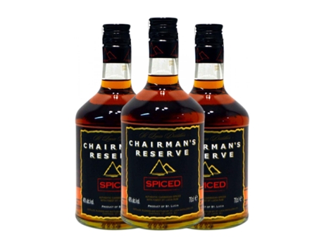 Rum SAINT LUCIA DISTILLERS Chairman's Spiced Reserva (0.7 L - 3 Unidades)