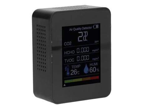 Zerone temperatura umidade testador sensor infravermelho ZN-AZ-2CO3 multifuncional detector de dióxido de carbono 5 ZERONE