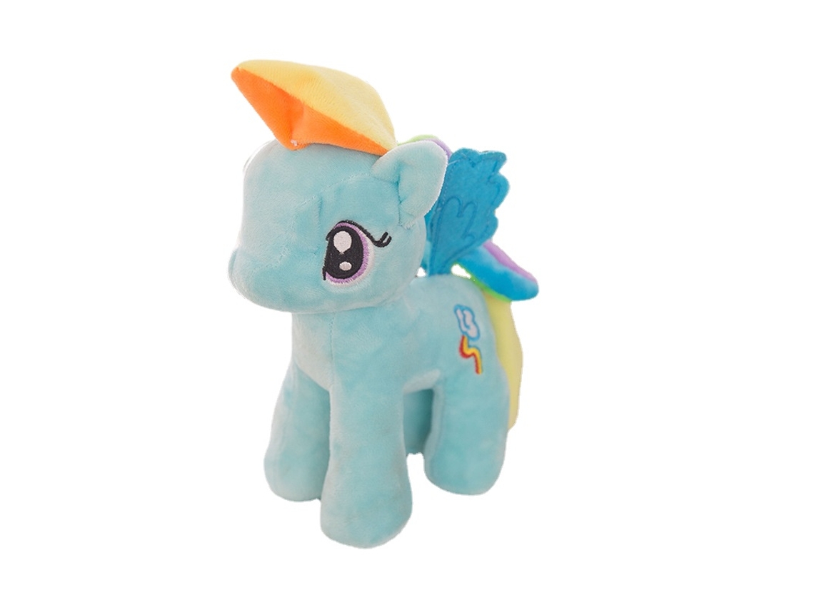 Peluche HXDZFX Pônei Poli Azul 40 Cm