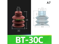Conjunto De 10 Peças De Componentes Mecânicos E Pneumáticos Para Máquina De Moldagem Por Injeção, Cor Vermelha Bt 30c
