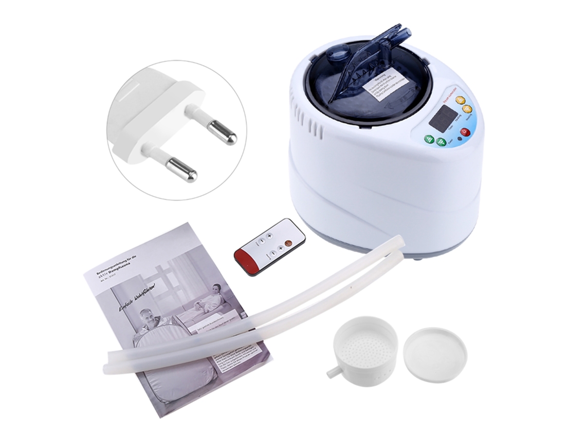 Máquina de fumigação 2L gerador de vapor sauna spa com controle remoto e tanque de aço inoxidável