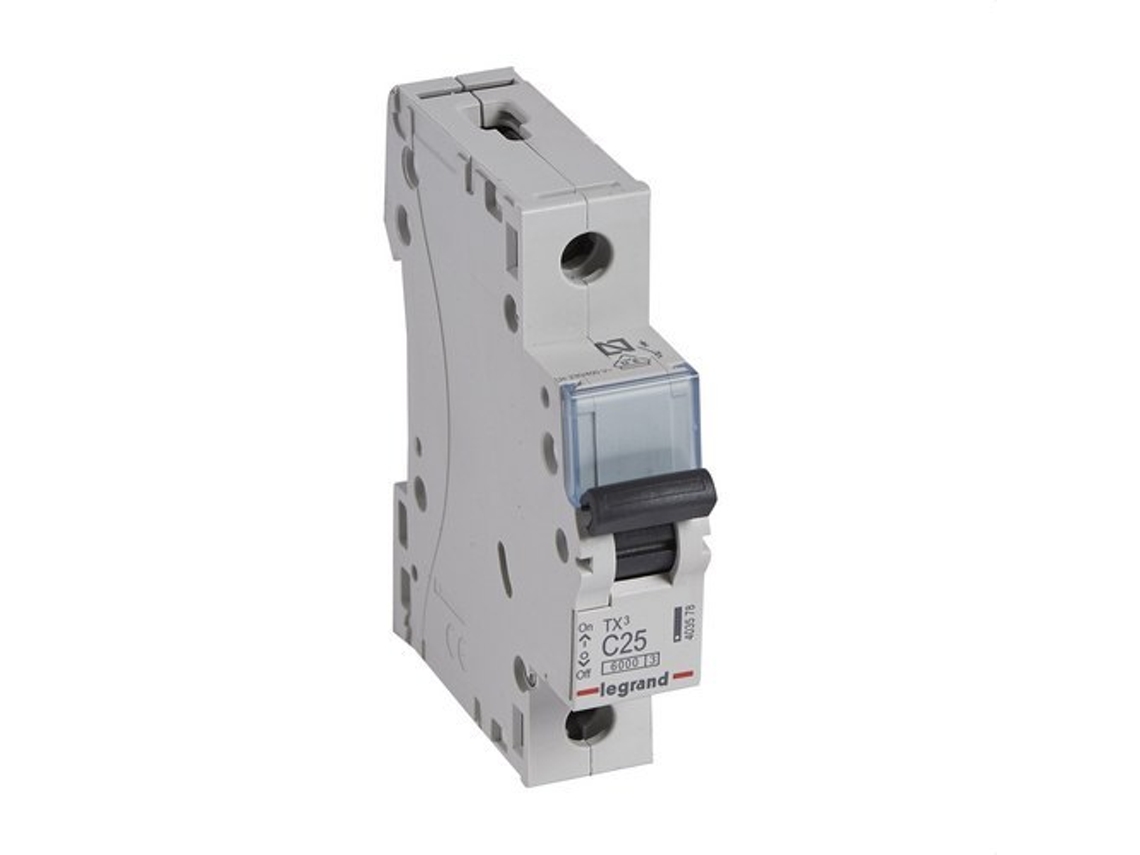 Interruptor Diferencial Tx3 1P 25A Curva C Curva C 6Ka LEGRAND