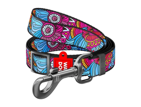 Coleira de Nylon Waudog para Animais de Estimação, 152 x 183 cm, Design de Verão