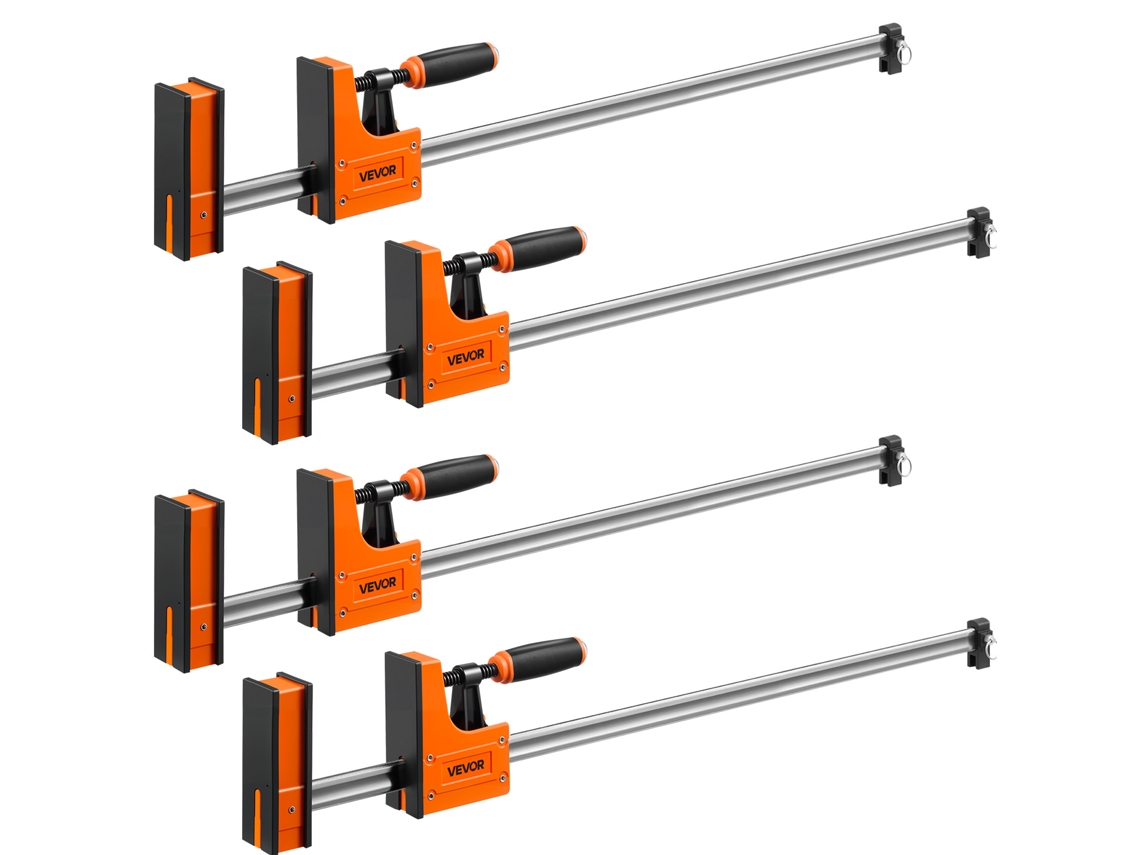 Grampos de barra Vevor, 4 unidades, 91,4 cm, grampos de barra para carpintaria