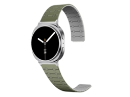 Pulseira Magnética De Silicone Bicolor Para Samsung Galaxy Watch8 / Watch8 Classic