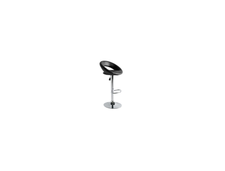 Set 2 Taburetes De Cocina Polipiel Rey   MOMMA HOME (Negro - Polipiel -54x47x80101 cm)