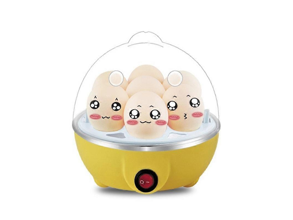 Cozinhador De Ovos Elétrico Com Capacidade Para 7 Ovos Cozidos, Amarelo