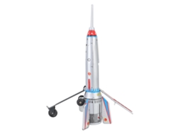 Brinquedo de Foguete de Lata Ms378 | S/MARCA