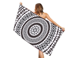 Toalha RNEMITERY Praia Secagem Rápida Viagem Microfibra Multicor (80x160cm)